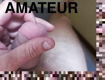 masturbare-masturbation, amatori, jet-de-sperma, pula-imensa, excitat, solo, uda, pula