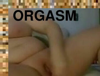 Solo BBW Female Orgasms on Dildo