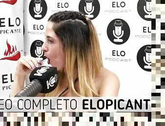 Divina Maru come el chupetin Bon Bon Bum en el cuarto picante de Elo Podcast