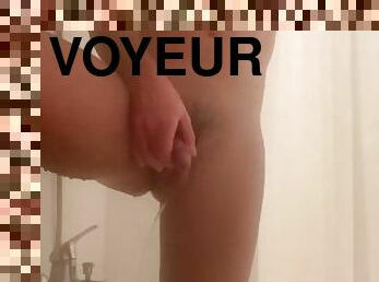 bagno, amatoriali, gay, seghe, videocamera, voyeur, europee-european, europee, doccia, solitari