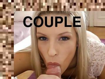 Horny blonde is eager to fuck