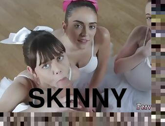 Skinny german teen Ballerinas
