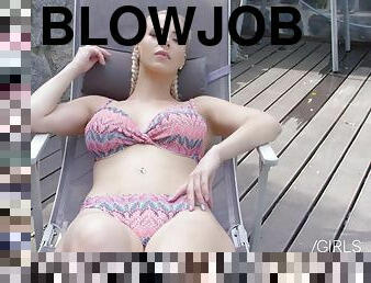 anal, avsugning, cumshot, hardcore, porrstjärna, blond, pool, fetisch, bikini, cowgirl