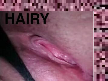 fet, hårig, masturbation, fitta-pussy, amatör, bbw, trosor, tight, fetisch, rövhål