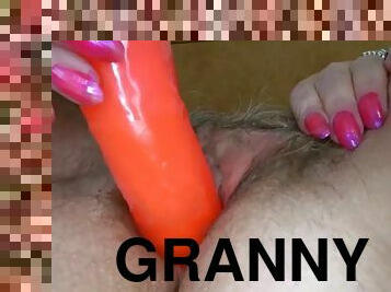 Granny masturbation compilation with lesbian fun too
