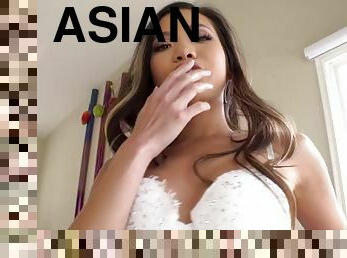 asiatisk, anal, tonåring, hardcore, docka