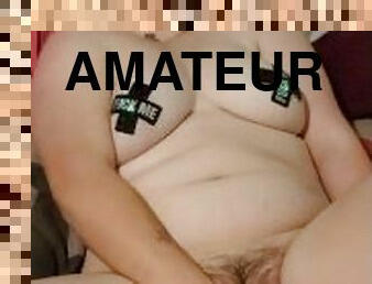 masturbation, orgasme, amateur, ados, maison, blonde, gode, solo