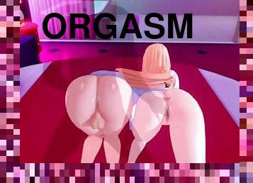 orgasme, giclée, fellation, lesbienne, branlette, trio, anime, hentai, 3d, enchaînées