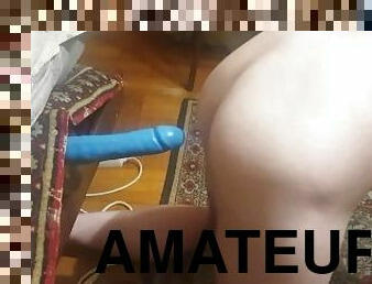 amateur, anal, jouet, gay, maison, joufflue, européenne, euro, chevauchement, gode