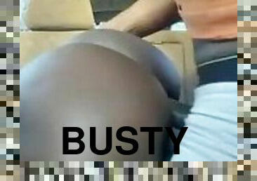 Busty Ebony Gets Backshots from Uber Driver