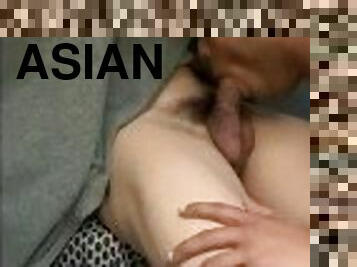 asien, dilettant, anal-sex, blasen, schwer, selbst-gefertigt, schlucken, gloryhole, ficken, versteckte