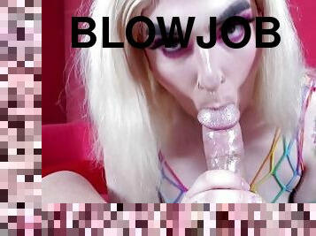colorful sissy loves to suck dick