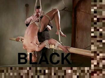 orgasme, ébène, jouet, hardcore, bdsm, black, ejaculation, bondage