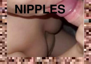 storatuttar, masturbation, bröstvårtor, amatör, avsugning, cumshot, gigantisk-kuk, deepthroat, pov, pojkvän