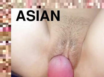 asiatisk, storatuttar, fitta-pussy, creampie, första-gången, dad-girl, syster, söt, vacker, pojkvän