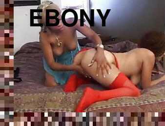 arnés, negra-ebony, lesbiana, negra