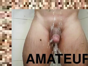 banyo-yapma, mastürbasyon-masturbation, amatör, ibne, dolgun-güzel-kadın, iri-göğüslü, tek-kişilik, yarak