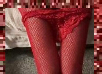 gros-nichons, masturbation, babes, milf, maman, doigtage, bas, point-de-vue, lingerie, mère