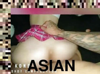 asiatique, cul, gros-nichons, chatte-pussy, anal, énorme-bite, milf, maman, compilation, salope