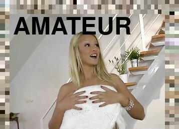 masturbation, gammal, amatör, brudar, gamling, tonåring, dad-girl, blond, äldre, farsan