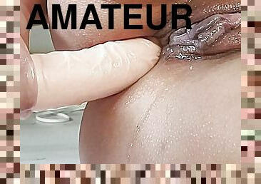 röv, masturbation, gammal, orgasm, fitta-pussy, kvinnligt-sprut, amatör, anal, cumshot, leksak