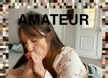 levrette, orgasme, femme, amateur, fellation, ejaculation-sur-le-corps, française, couple