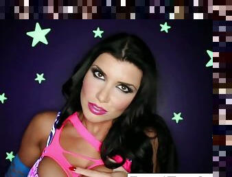 Romi Rain toying with her pussy - Romi rain