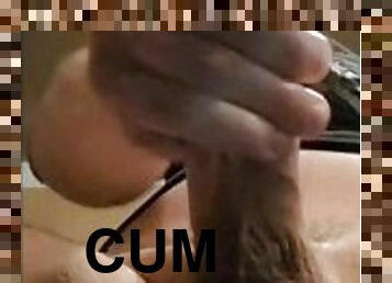 gigantisk, masturbation, cumshot, gigantisk-kuk, juckande, sprut, kuk