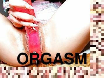 mastürbasyon-masturbation, boşalma, amcık-pussy, fışkıran-su, pis, bakış-açısı, üniversite, meni, yatak-odası, sevimli