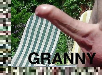 levrette, grand-mère, vieux, en-plein-air, public, chatte-pussy, amateur, fellation, granny, jeune-18