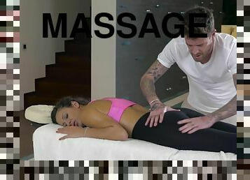 Mesmerizing Martina Gold gets more from her masseur than a rubdown