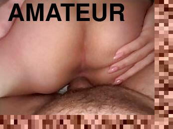 gros-nichons, levrette, orgasme, chatte-pussy, amateur, fellation, ejaculation-sur-le-corps, énorme-bite, maison, couple