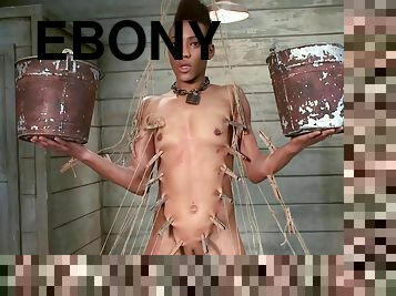 énorme, ébène, énorme-bite, interracial, hardcore, bdsm, fétiche, bâillonnement, bondage, sucer