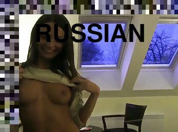 Hornyagent 18 years russian cutie is fucked in her hotel
