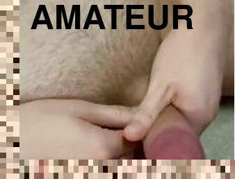 énorme, masturbation, amateur, ejaculation-sur-le-corps, énorme-bite, gay, branlette, secousses, point-de-vue, ejaculation