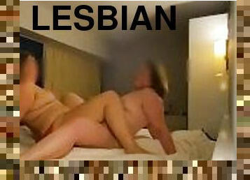 Romantic Lesbian Morning Sex/ LOUD MOANING/ SCISSORS