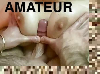 POV Titfuck with huge Cumshot