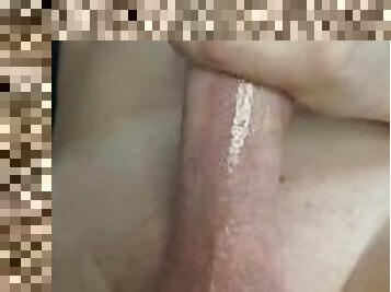 Guy jerking off Close Up