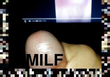 masturbation, orgasm, fitta-pussy, milf, hemmagjord, avrunkning, kamera, voyeur, fingerknull, sprut