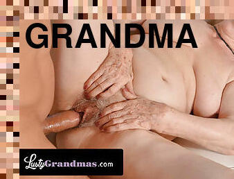 LUSTYGRANDMAS - Old Granny Is Ready To Gets Fuck By Her Favorite Hard Cock