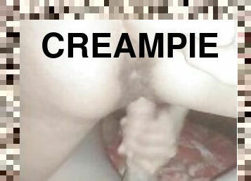 masturbation, orgasm, strumpbyxor, amatör, anal, cumshot, gigantisk-kuk, avrunkning, creampie, brunett