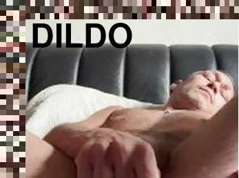 pai, anal, tiro-ao-alvo, brinquedo, gay, dildo, fetiche, sozinho, paizinho, musculado