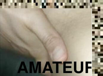 masturbation, fitta-pussy, amatör, milf, hemmagjord, fransk, ensam, små-bröst