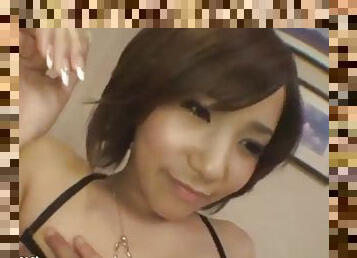 Japanese sexy lady gets fucked hard