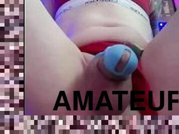 masturbation, amatör, anal, leksak, dildo, ensam