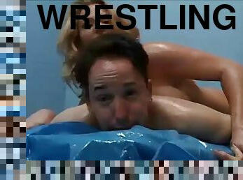 Nasty oil wrestling