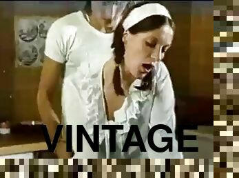 Vintage well fucked maid