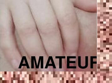 mastrubacija, amaterski, fingering, solo