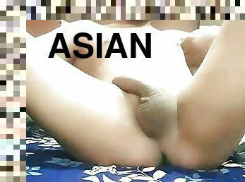 asiatisk, bad, pappa, masturbation, gammal, anal, cumshot, gigantisk-kuk, tonåring, gay