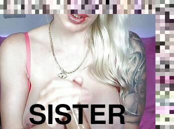 Step sister gives you a JOI